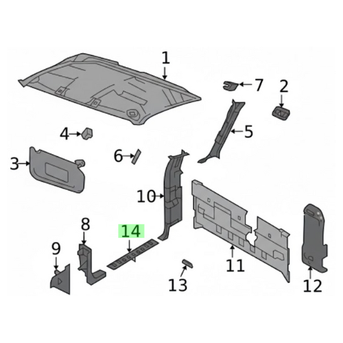 PISA ALFOMBRA FORD SUPER DUTY F-250/ F-350/ F-450 2008 AL 2010 XL/XLT/V8/ 5.4/6.4L V10 6.8L DEL IZQ ORIGINAL COD. 8C3Z-2513209-AB