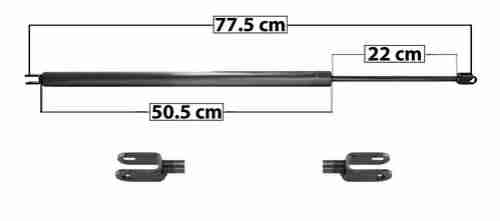 AMORTIGUADOR 5TA/P NISSAN URVAN DEL DE 2002 AL 2013 GAS 