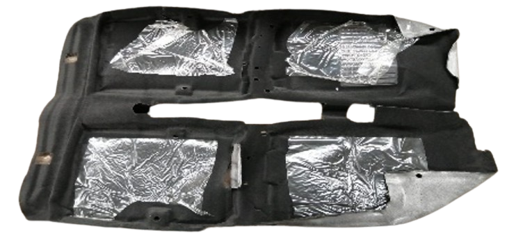 ALFOMBRA PISO CHEVROLET AVEO 2012 AL 2017 NEG ORIGINAL