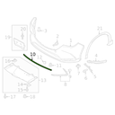 MOLDURA FASCIA (DEFENSA) MAZDA CX9 2016 AL 2018 CROM DEL ORIGINAL COD. TK51-50-120B