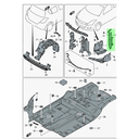 TOLVA RADIADOR DEFLECTOR DE AIRE SUZUKI SWIFT 2011 AL 2017 DEL IZQ ORIGINAL COD. 72437-68L00