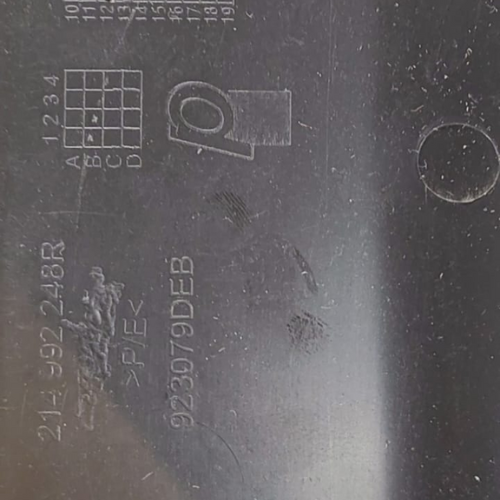 TOLVA (DEFLECTOR) RADIADOR RENAULT DUSTER 2012 AL 2020 DEL IZQ ORIGINAL COD. 214992248R