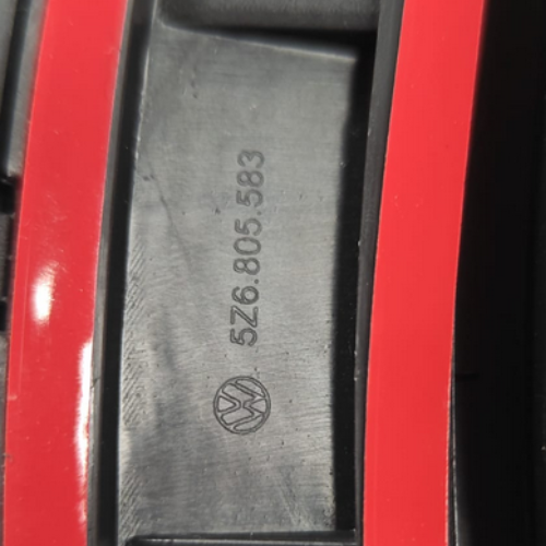 MOLDURA ARCO SALP VOLKSWAGEN CROSSFOX 2011 AL 2015 TEXT DEL IZQ ORIGINAL COD. 5Z6-805-583-9B9