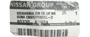 EMPAQUE HULE CRISTAL NISSAN NP300/ FRONTIER 2016 AL 2024 P/PUERTA DEL DER ORIGINAL COD. 80330-4KH0A
