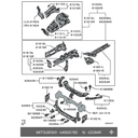 AL BRACK (BRAZO) DEFENSA MITSUBISHI OUTLANDER 2007 AL 2013 INF DEL DER ORIGINAL COD. 6400A780