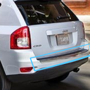 MOLDURA FASCIA JEEP COMPASS 2012 AL 2017 SUP (5TA PTA) ORIGINAL