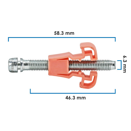 AJUSTADOR FARO CHEVROLET VARIOS 50-22 20 PIEZAS NYLON ROSA 6.3 1/4 58.3 2 19/64 46.3 1 53/64 