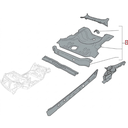 PISO CAJUELA FIAT UNO 2011 AL 2021/ PALIO 2004 AL 2013 TRAS ORIGINAL COD. 51830765