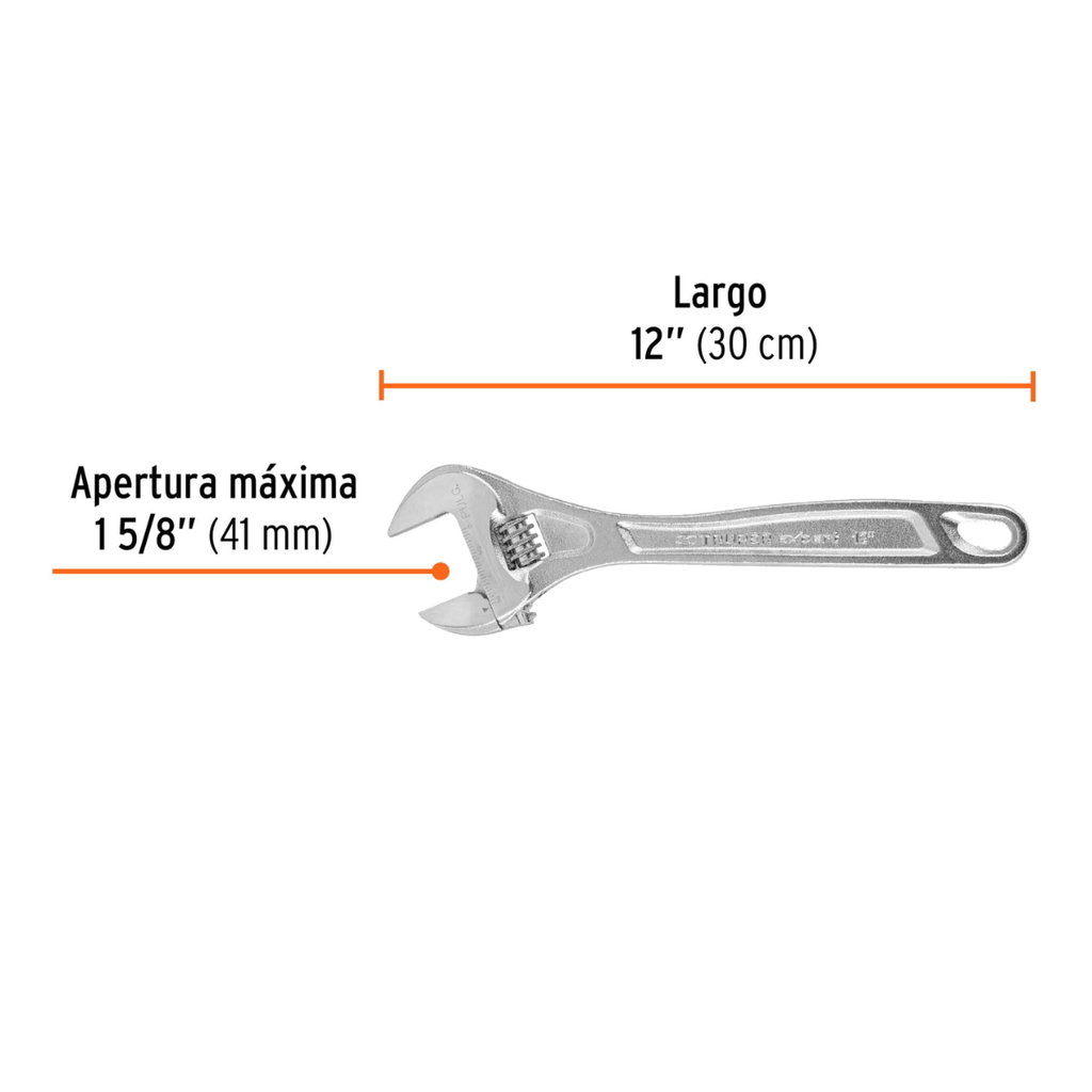 LLAVE DE PRESION (PERICA) 12" PROFESIONAL CROM COD. 15508