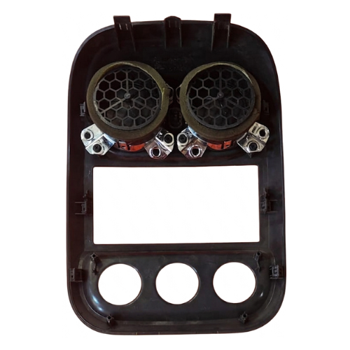 MOLDURA TABLERO (RADIO) JEEP COMPASS/ PATRIOT 2010 AL 2016/ DODGE CAIBER 2007 AL 2012 C/REJILLAS P/AIRE INT CENT DESMONTADO ORIGINAL COD. 1PL23TRMAA