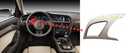 MOLDURA TABLERO AUDI A4/ A5 2008 AL 2012 LAT TAB DEL IZQ DESMONTADO ORIGINAL COD. 06481-000