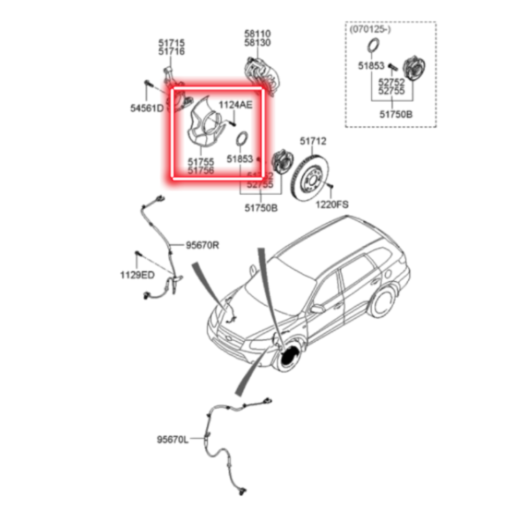 TOLVA DISCO HYUNDAI I10 2007 AL 2018 IZQ ORIGINAL NUEVO COD. 51755-0X000