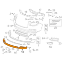 SPOILER CHEVROLET ACADIA LIMITED 2013 AL 2017 DEL ORIGINAL COD. 20982397