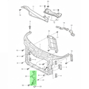 TOLVA RADIADOR DEFLECTOR DE AIRE VOLKSWAGEN GOL/ SAVEIRO 2009 AL 2021 IZQ ORIGINAL COD. 5U0-820159A
