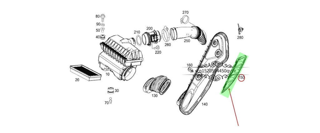 REJILLA (PARRILLA) SMART FORTWO 2008 AL 2012 TRAS IZQ ORGINAL COD. 4518840158