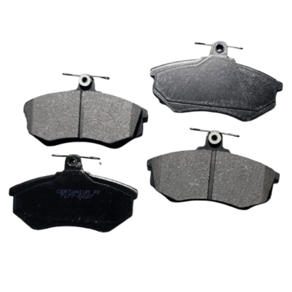 BALATAS SEAT CORDOBA / IBIZA STELLA DE 2001 AL 2002 / IBIZA SURF DE 2002 VOLKSWAGEN JETTA DE 1993 AL 1996 / GOLF A3 DE 1992 AL 1996 / JETTA GLI DE 1990 AL 1992 / JETTA DE 1993 AL 1996 DEL SEMI-METALICA JGO DC COD. 7177D227 (122550)