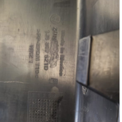 SPOILER VOLKSWAGEN JETTA VR6 1999 AL 2002 NEG INF TRAS ORIGINAL *EX COD. 1J5-807-521DB41