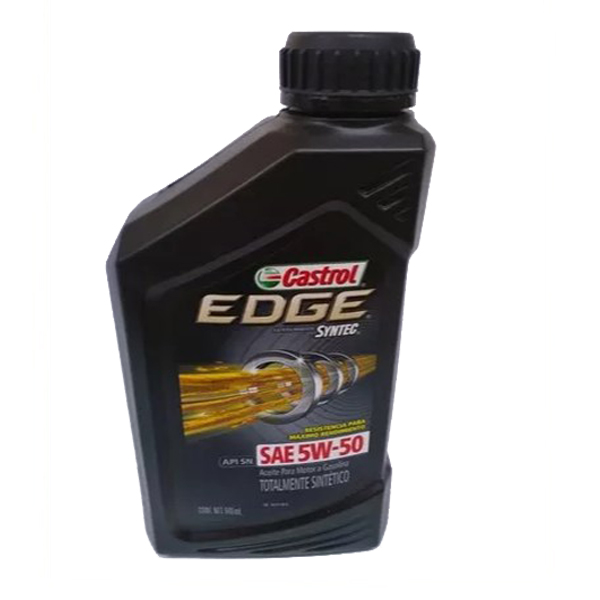 ACEITE SINTETICO MULTIGRADO EDGE SAE 5W50 946 ML CASTROL (121699)