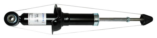 [MILA07AMTR] AMORTIGUADOR SUSPENSION  MITSUBISHI LANCER DE 2007 AL 2009 TRAS IZQ/DER MITSUBISHI LANCER 2008-2011 2.0L