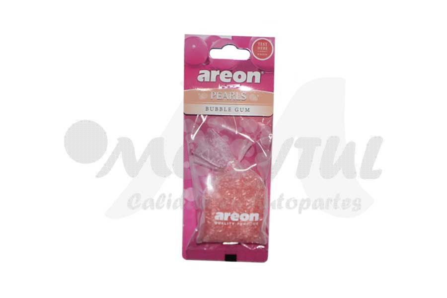 AROMATIZANTE AREON PEARLS BUBBLE GUM 1 PZA