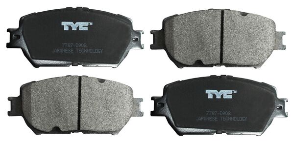 BALATAS TOYOTA CAMRY DE 2002 AL 2006 SEMI-METALICA JGO TRAS COD. 7786D885 (122567)