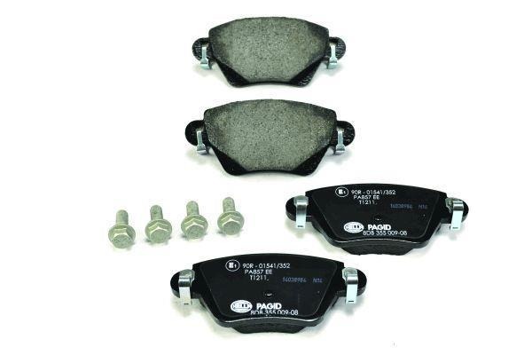 BALATAS FORD MONDEO DE 2002 AL 2008 TRAS JGO BREMBO COD. BRM1071 (110707)