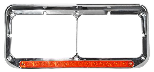 BISEL FARO KENWORTH T800 99-14 C/LUZ LEDS CROM IZQ TW