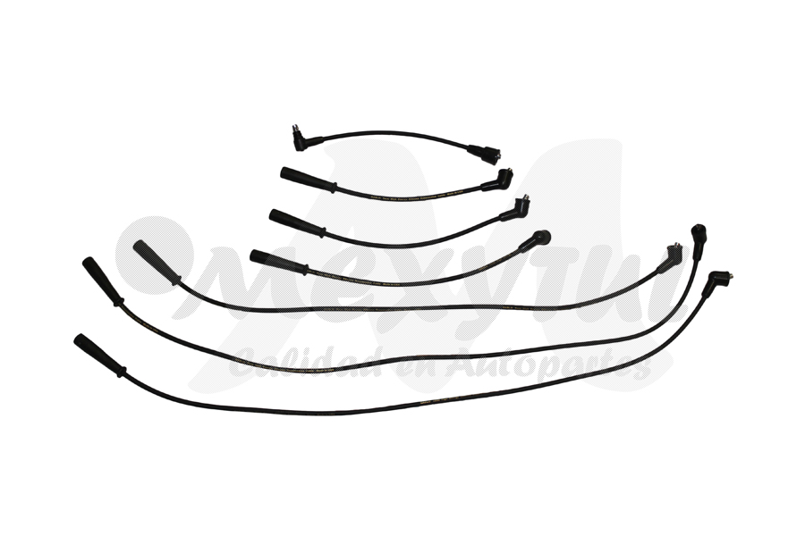 CABLES PARA BUJIAS TOYOTA 4RUNNER TRUCKS PU DE 1988 AL 1989 6 CIL COD. 6312 (134242) 