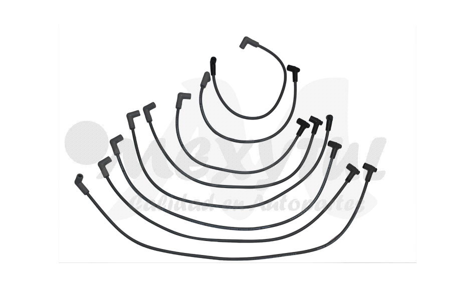 CABLES PARA BUJIAS BUICK LESABRE DE 1977 AL 1979 5.0 V8 / CHEVROLET TRUCK MICROBUS DE 1975 AL 1991 5.7 V8 / P10 1/2 TON - STEP VAN DE 1975 5.7 V8 / P20 3/4 TON - STEP VAN DE 1975 5.7 V8 / P30 1 TON - STEP VAN DE 1975 AL 1988 5.7 V8 / CAMARO DE 1976 AL 1980 4.4 5.0 5.7 V8 GARLO COD. 132 (134224) 