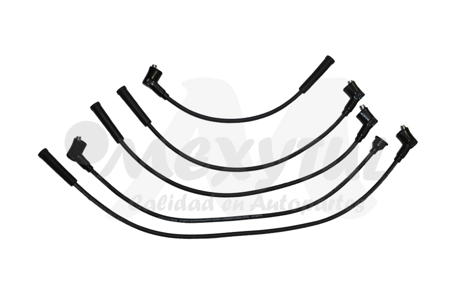CABLES PARA BUJIAS NISSAN TSURU II DE 1992 AL 1994 CAPUCHON CORTO GARLO COD. JG-146 (134159) 