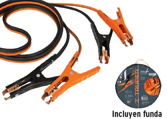 CABLES PASACORRIENTE 3M CALIBRE 8 AWG COD. 17543 CAP-3008T TRUPER 