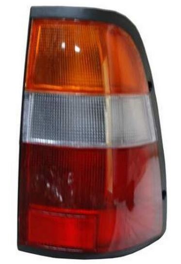 [CHLUV97CALHGR] CALAVERA CHEVROLET LUV DE 1997 AL 2001 ROJO/BCO/AMBAR CAB DOBLE C/ARNES DER HGO  (11389)