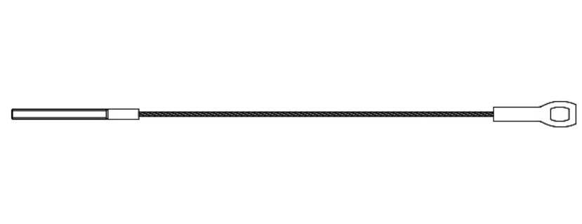 CHICOTE EMBRAGUE VOLKSWAGEN SEDAN TRAS NIKKO COD. VW301NK (112322)