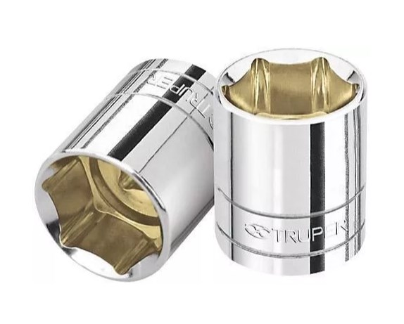 DADO 6 PUNTAS CUADRO 1/2" DE 22MM TRUPER COD.13272 D-5422-M(129001)