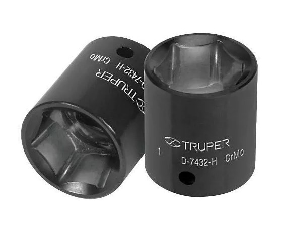 DADO IMPACTO 6 PUNTAS CUADRO 1/2" DE 21MM TRUPER COD.12421 D-7421-M(127577)