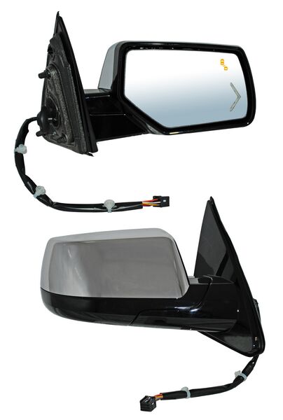 [ELCPU14ER5] ESPEJO CHEVROLET PU DE 2014 AL 2017 ELECT CROM C/DESEMP C/SENSOR PUNTO CIEGO C/DIRECC C/LUZ INF C/MEM AUTOABATIBLE DER TW