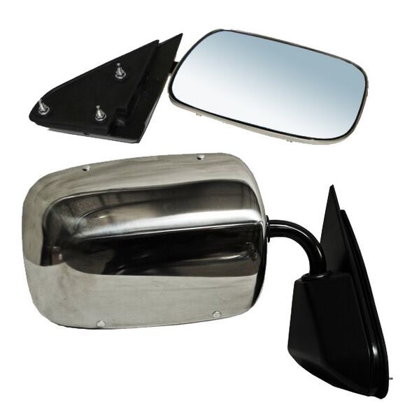 ESPEJO CHEVROLET PU DE 1992 AL 1998 B/INOX WT/BASE/LS/SL/SLE/SLT S/CONT DER (3540) TW
