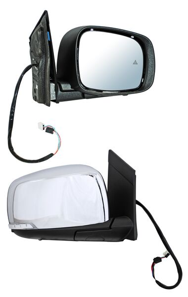 ESPEJO DODGE CARAVAN/ TOWN & COUNTRY 08-19 ELECT CROM C/DESEMP C/DIRECC C/SENSOR PUNTO CIEGO DER TW