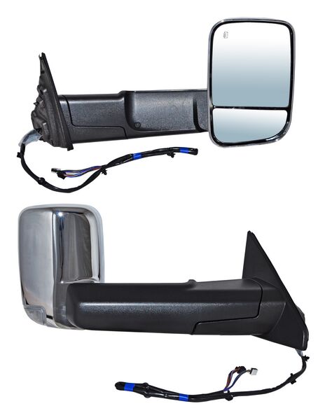 ESPEJO DODGE PU 19-20 RAM LINEA NVA ELECT CROM C/DIRECC C/LUZ INF C/MEM C/DESEMP DER TW