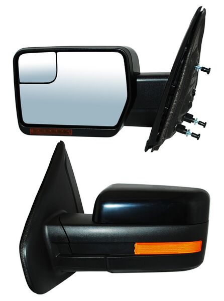 ESPEJO FORD PU 09-14 ELECT E/ABATIBLE C/DESEMP C/DIRECC C/MEM C/LUZ LISO SVT/LARIAT/FX4/FX2/PLATINUM/KING RANCH/LIMITED/XL/XLT/STX IZQ TW