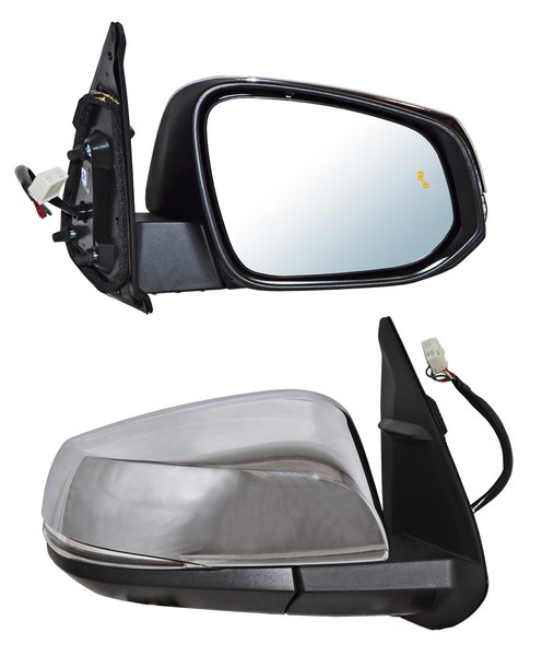 ESPEJO TOYOTA TACOMA 16-21 ELECT C/DESEMP C/DIRECC C/SENSOR PUNTO CIEGO CROM 2WDD/4X4/TRD/SPORT/EDICION ESPECIAL DER TW