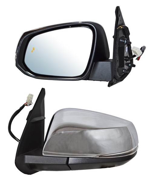 ESPEJO TOYOTA TACOMA 16-21 ELECT C/DESEMP C/DIRECC C/SENSOR PUNTO CIEGO CROM 2WDD/4X4/TRD/SPORT/EDICION ESPECIAL IZQ TW