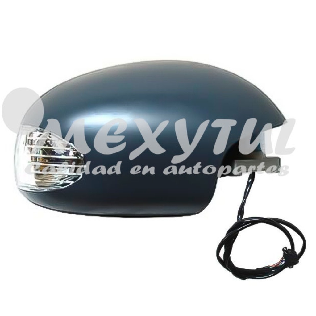 ESPEJO VOLKSWAGEN BEETLE DE 2006 AL 2011 ELECT C/DESEMP C/DIRECC LISO TURBO/GL/TDI/SE/S/HOT WHEELS/CABRIO/2.5/TRENDLINE/SPORT/GLS/COMFORTLINE/BASE L5 5 CIL 2.5L 2 DER (120513)