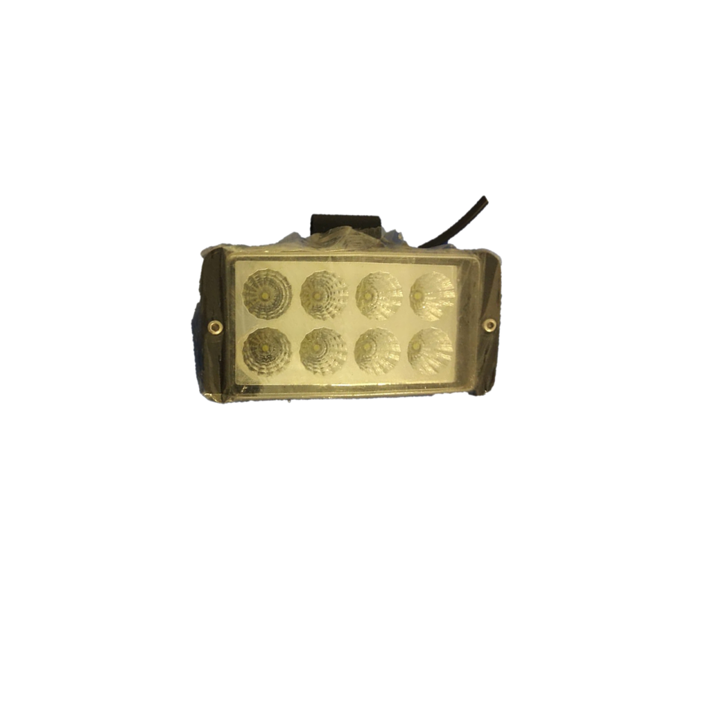 FARO AUX (NIEBLA) 8 LEDS BCO RECTANGULAR GRUESO C/LUZ FIJA 1 PZA