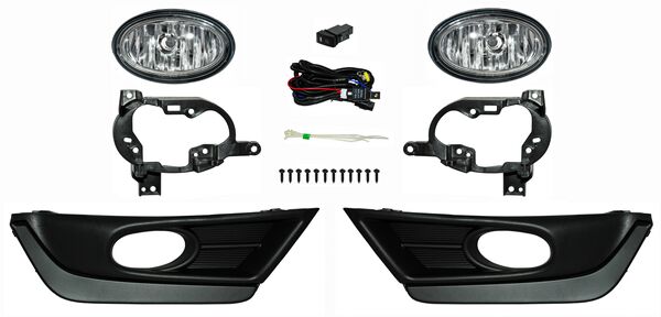 FARO AUX (NIEBLA) HONDA CRV DE 2017 AL 2019 C/REJILLA NEG JGO TW