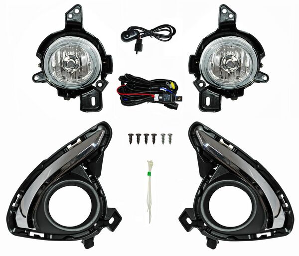 FARO AUX (NIEBLA) MAZDA 2 16-18 C/REJILLA F/CROM JGO TW