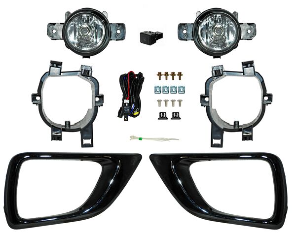 [NS722-BK] FARO AUX (NIEBLA) NISSAN PU NP300/ FRONTIER 16-19 C/BISEL NEG JGO 2 PZAS TW