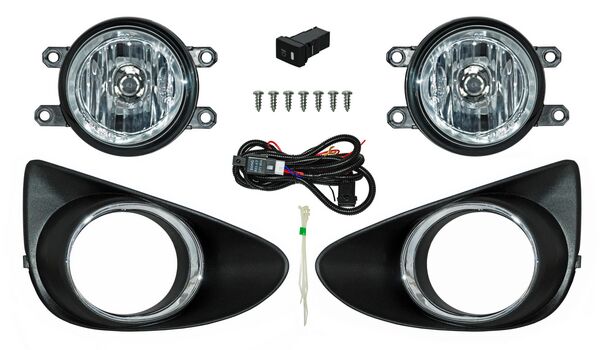 FARO AUX (NIEBLA) TOYOTA YARIS 12-14 5 PTAS C/REJILLA F/CROM JGO 2 PZAS TW