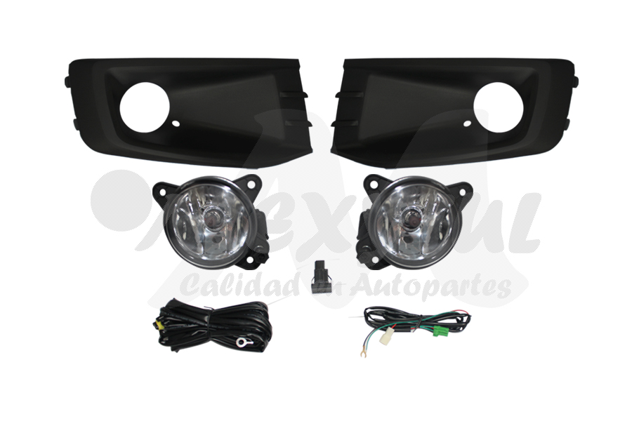FARO AUX (NIEBLA) VOLKSWAGEN SAVEIRO DE 2014 AL 2016 C/REJILLA JGO  HGO N4 (132563)