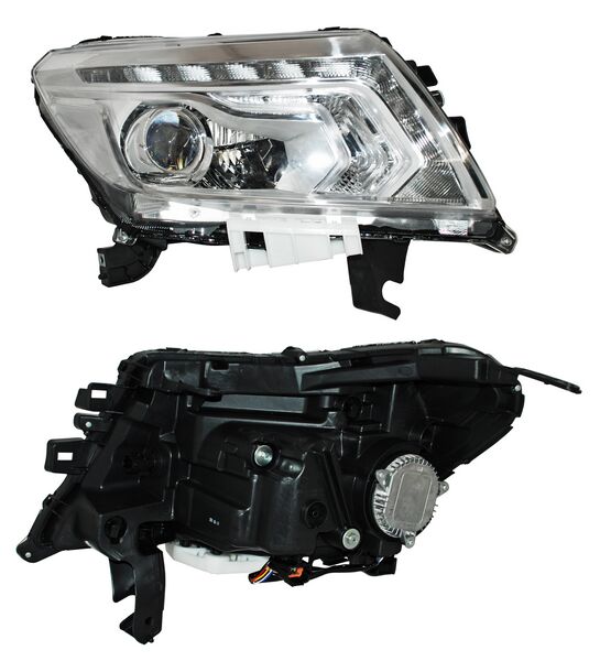 FARO NISSAN PICK UP NP300/ FRONTIER 2016 AL 2020 FONDO CROM LEDS DER TYC PU